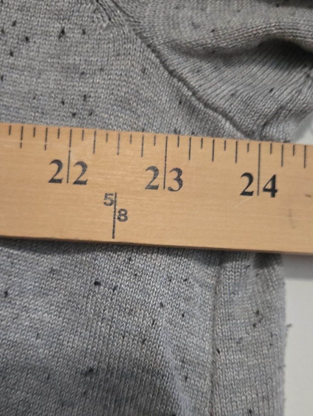 Light Gray Open-Front Women's Cardigan Sweater / Size 2X - Picture 6 of 8
